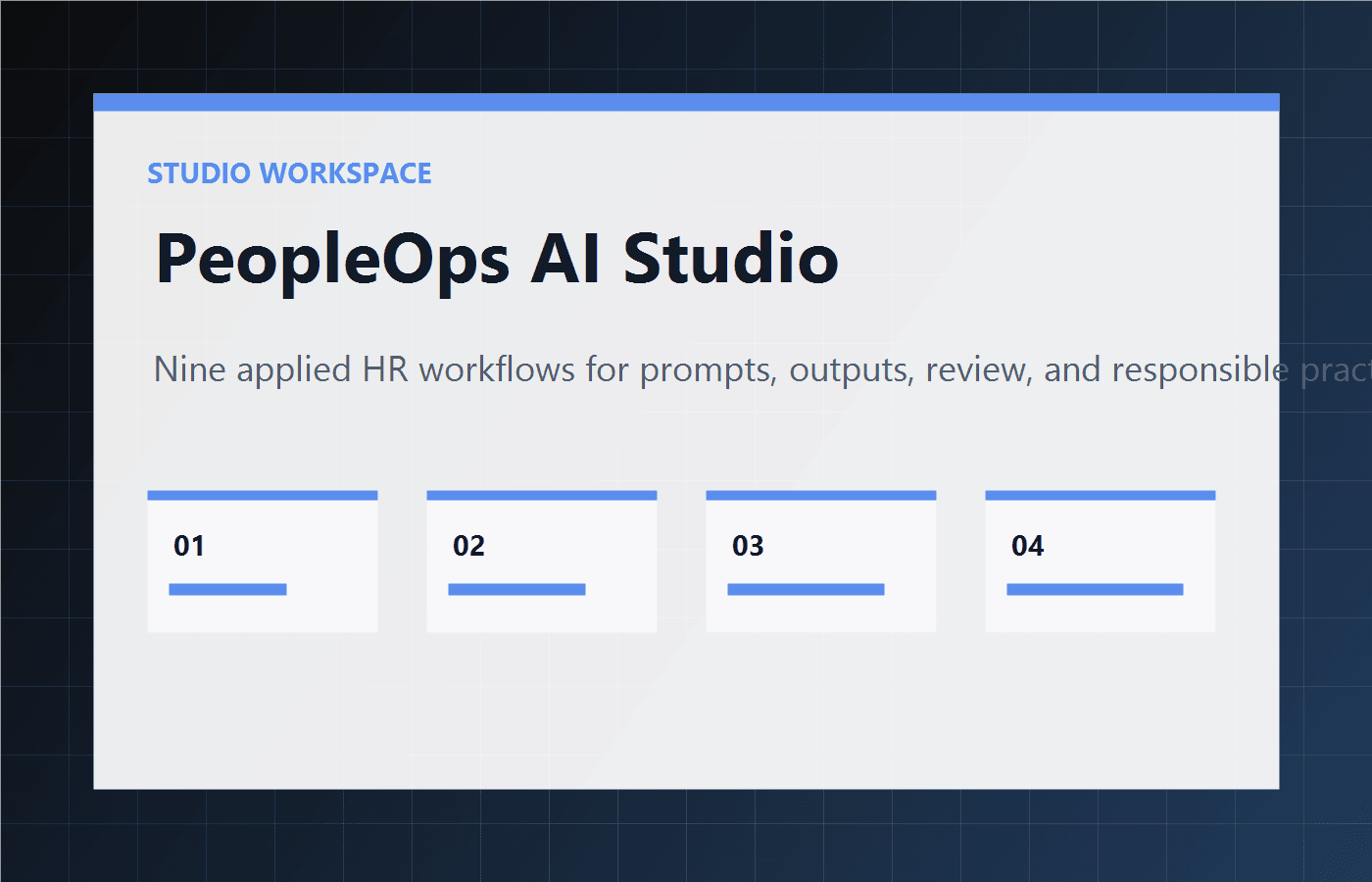PeopleOps AI Studio preview